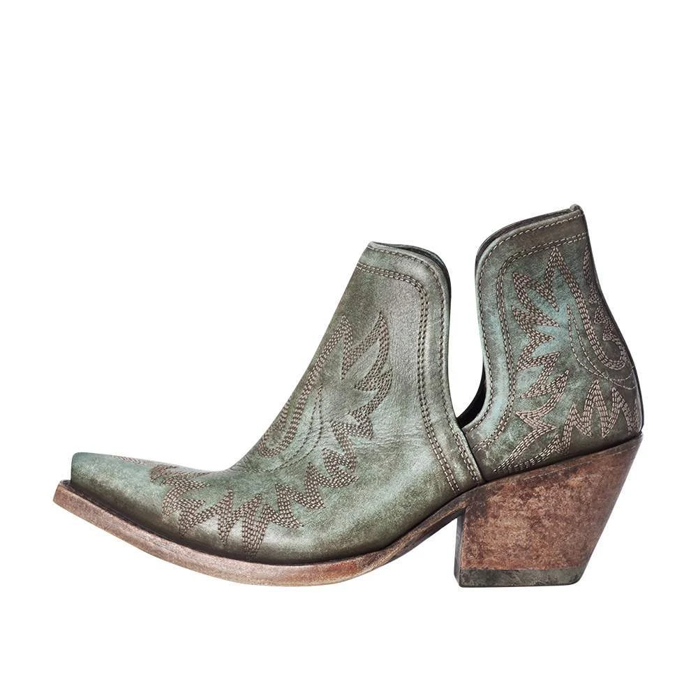Ariat Women`s Distressed Turquoise Dixon Bootie - Image 2