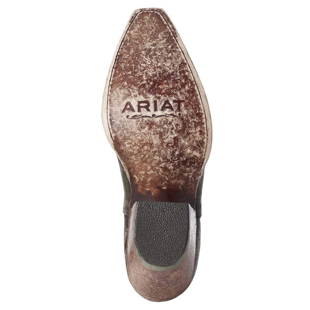 Ariat Women`s Distressed Turquoise Dixon Bootie - Image 5
