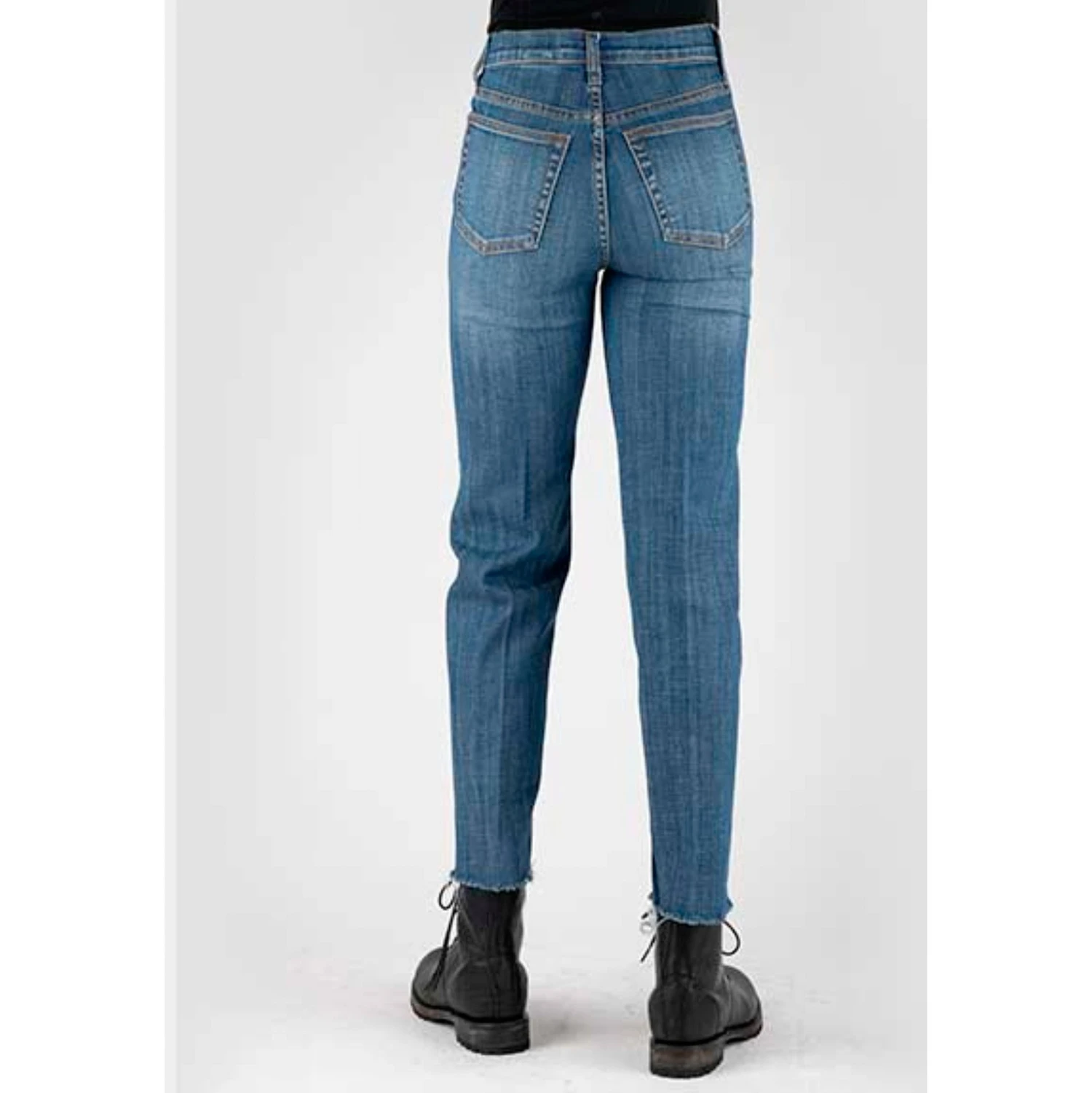 Stetson Womens Plain Back Pkt Highrise Straight Crop - Image 2