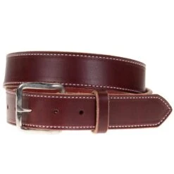 Texas Saddlery Burgundy Latigo Belt