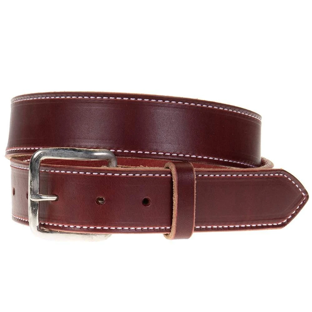 Texas Saddlery Burgundy Latigo Belt
