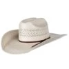 American Hats AHC Tuf Cooper 8810 4 1/4in. Brim Rancher Crease Straw Cowboy Hat