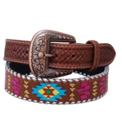 Rafter T Ranch Company Ladies Hand Painted Aztec Belt