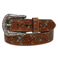 Women's Ariat Turquoise Underlay Belt