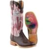 Tin Haul Women's Pinktalicious 13 In Cactus Top Cowgirl Boot