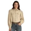 Panhandle Women's Puff Sleeve Snap Shirt