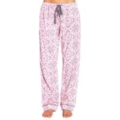 P.J. Salvage Women's Blush Bandana Print Flannel Pant
