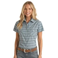Panhandle Women's Short Sleeve Snap Shirt