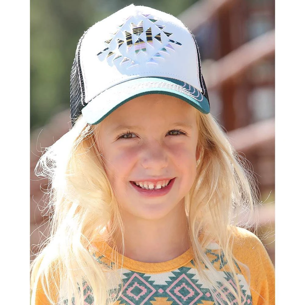Girl's Cruel Girl Southwest Embroidered Trucker Cap