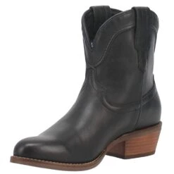 Dingo 1969 Women's Seguaro Black Round Toe 7 Bootie