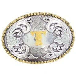 M&F T Initial Belt Buckle