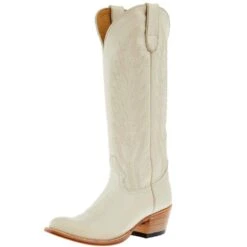 Macie Bean Women's Spacey Gracey Cream 15in. Almond Toe Boot