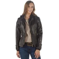 Montanaco Women's Faux Leather Jacket