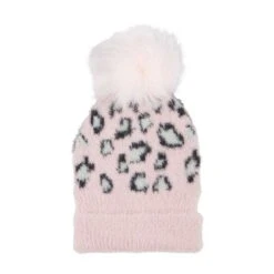 Mud Pie Fuzzy Leopard Beanie