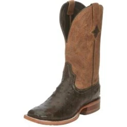 Tony Lama Women`s Tori Umber Full Quill Ostrich 11in. Boot