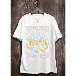 Lotus Fashion Womens Desert Vibes White Tee Shirt