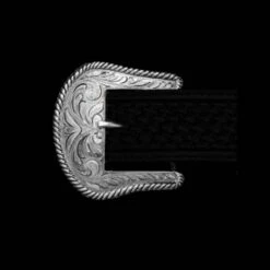 Vogt Silversmiths The Rope Edge Tombstone Buckle