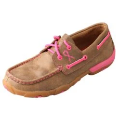 Twisted X Women's Twisted X Breast Cancer Awareness Bomber Boat Shoe