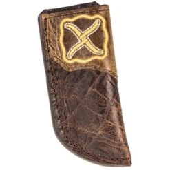 Twisted X Brown Gator Knife Sheath XRKC-G2