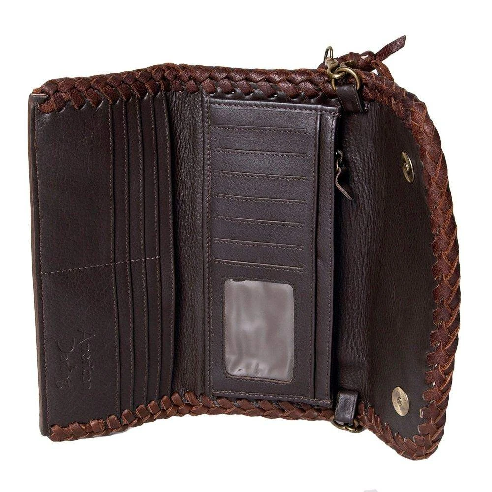 American Darling Leather Crossbody Wallet Purse - Image 5