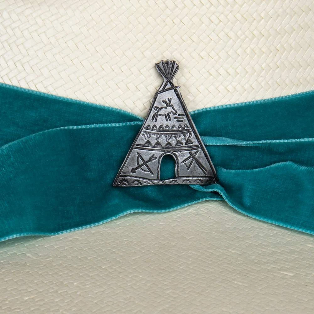 Charlie 1 Horse 10X Old Apache 3 1/2in. Brim Straw Fashion Hat - Image 4