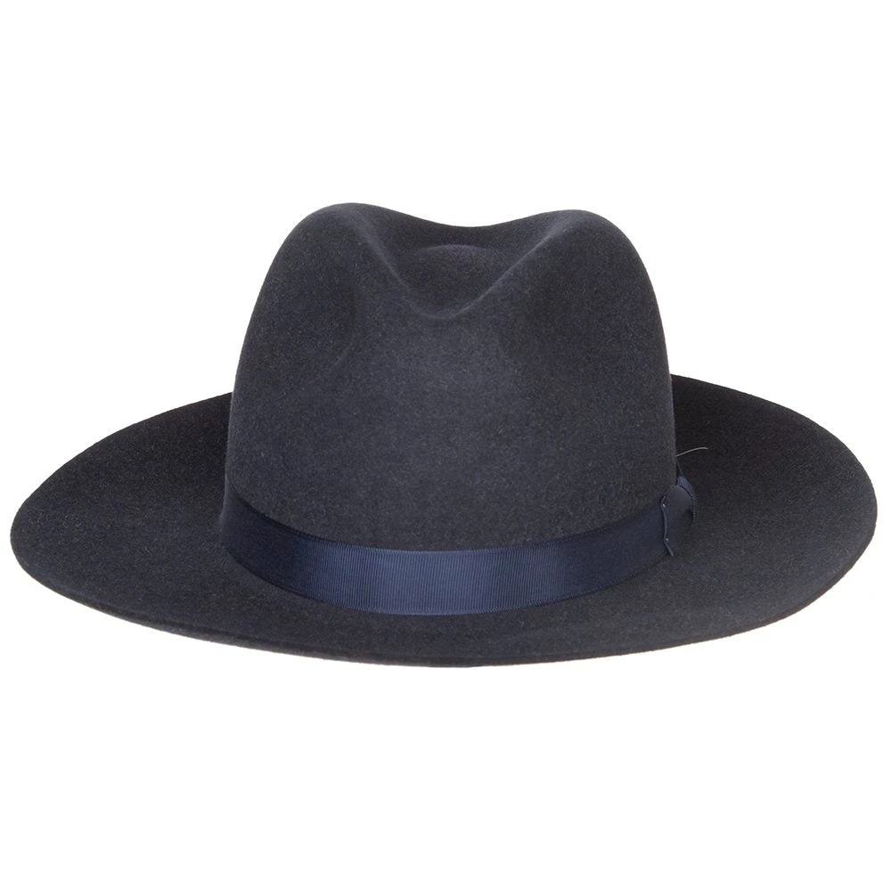 Rodeo King Denim Tracker 3in. Snap Brim Felt Hat - Image 3